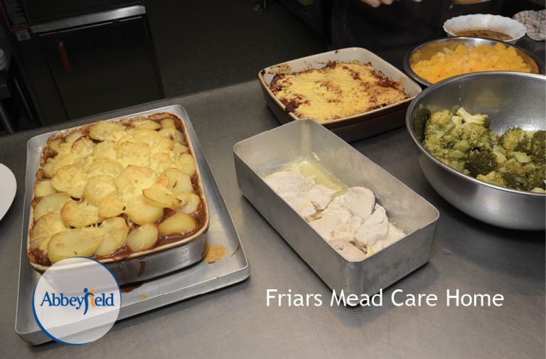 Food & nutrition Abbeyfield Friars Mead Residential Care Home